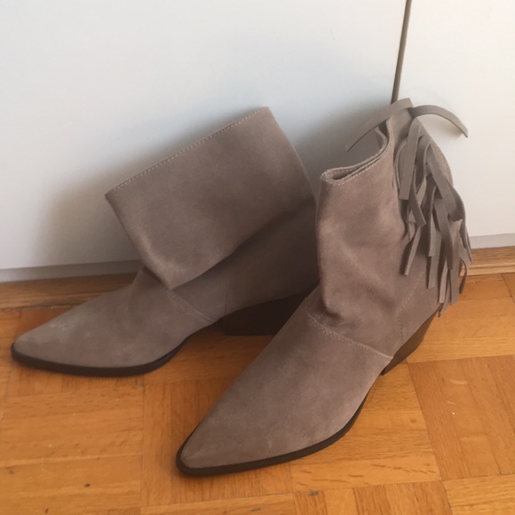 ZARA heeled fringe booties - Picture 2 of 4